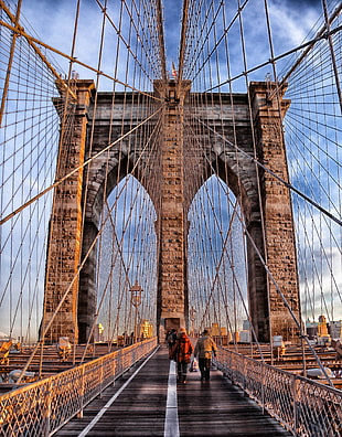 Manhattan Bridge photo HD wallpaper