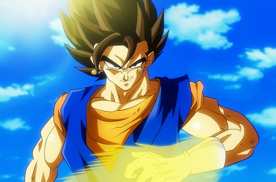 Dragon Ball character, Dragon Ball Super, Vegito, Dragon Ball HD wallpaper