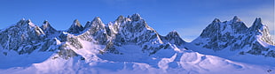glacier mountain during daytime HD wallpaper