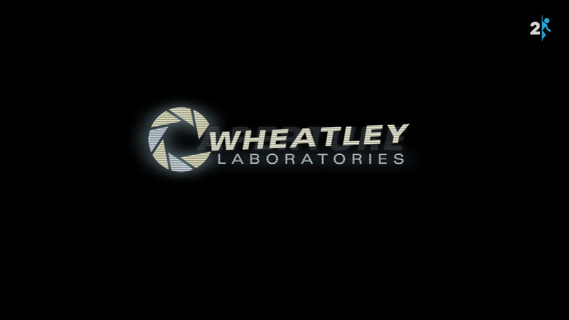 PORTPA-05 Portal Spiel Wheatley Laboratories Logo 3 " Bestickt Aufnäher