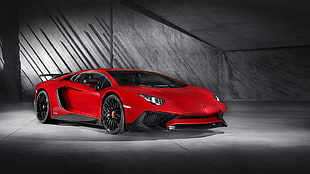 red Lamborghini Veneno