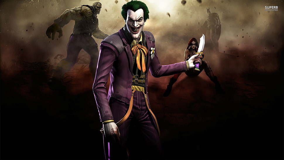 The Joker digital wallpaper HD wallpaper