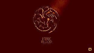 Fire Blood logo HD wallpaper