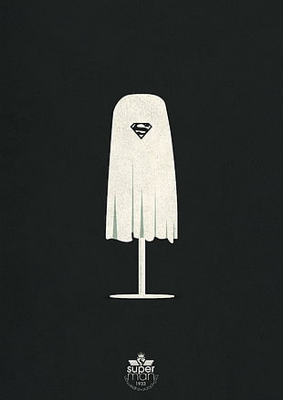 Superman digital wallpaper, Superman, minimalism