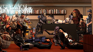 game character wallpaper, Mass Effect, video games