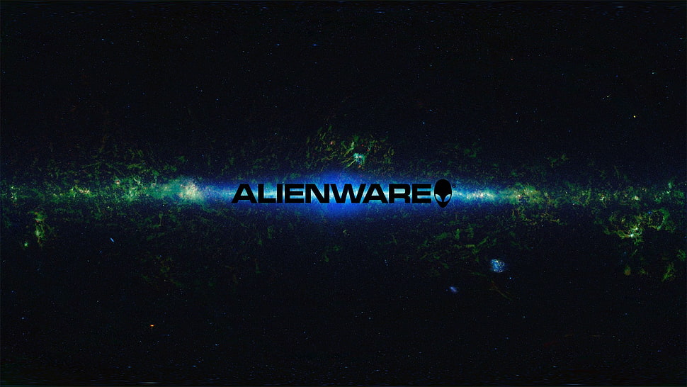 Alienware logo, space, Alienware, logo, PC gaming HD wallpaper