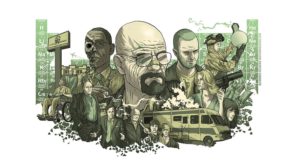 Breaking Bad, Walter White, revolvers, RV HD wallpaper