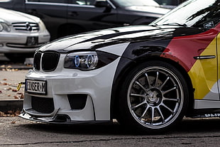white BMW car, BMW M1 Coupe, RAZE, car