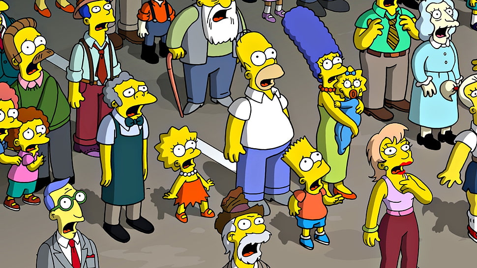Bart Simpson characters, The Simpsons, Homer Simpson, Lisa Simpson, Bart Simpson HD wallpaper