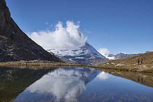 landscape photography of icy mountain during daytime, gornergrat, zermatt HD wallpaper