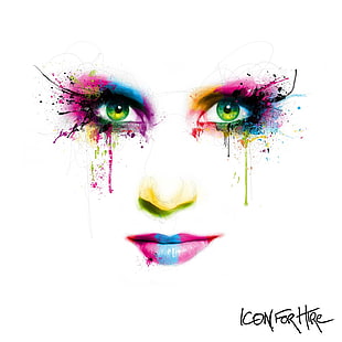 Icon for Hire painting, paint splatter, painting, art for hire HD wallpaper