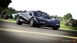black coupe screenshot, McLaren F1, Forza Motorsport 4, car, video games