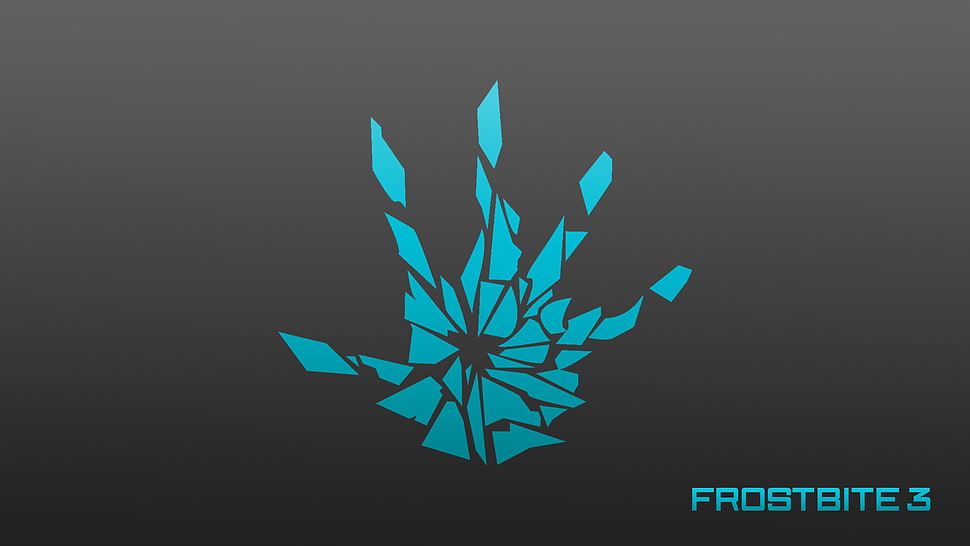 Frostbite 3 logo, video games, Electronic Arts HD wallpaper