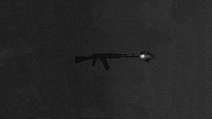 black rifle, minimalism, weapon, AK-74