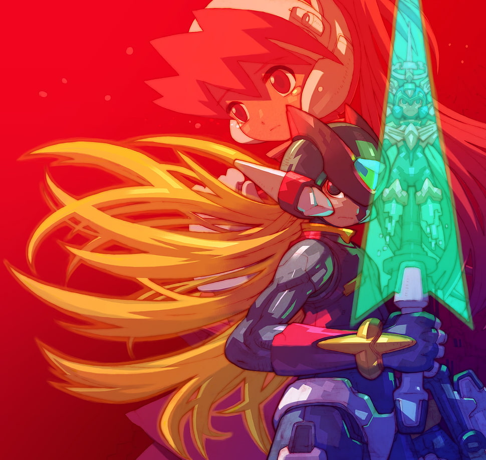 Sonic character wallpaper, Mega Man, Megaman Zero HD wallpaper