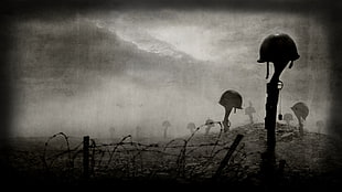 soldiers grave HD wallpaper