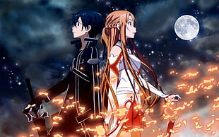 Sword Art Online digital poster