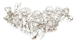 anime characters wallpaper, .Hack, artwork HD wallpaper