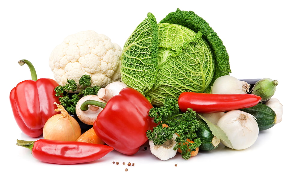 assorted vegetables HD wallpaper