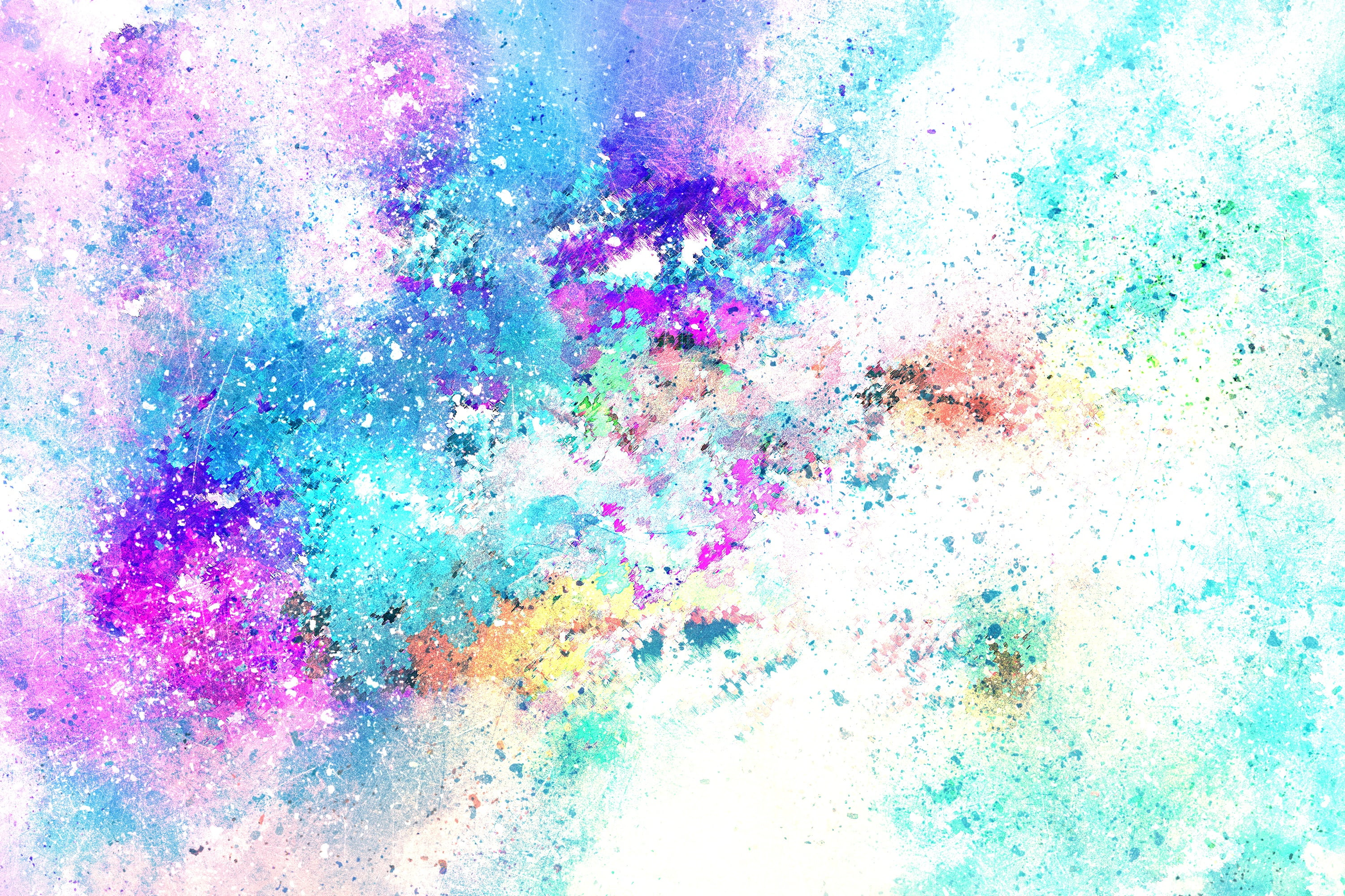 color splatter illustration, Abstraction, Spots, Watercolor