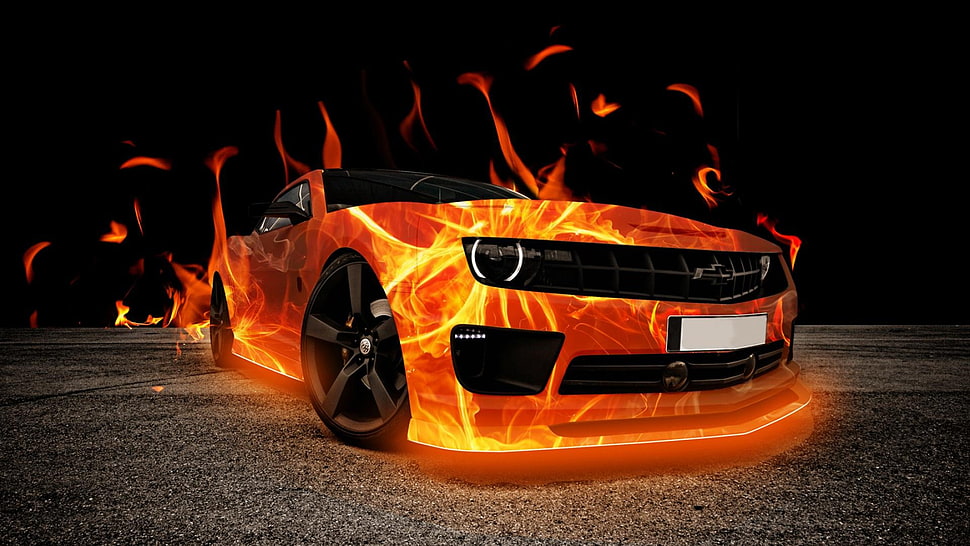 car illustration HD wallpaper