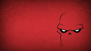 cartoon character in red wallpaper