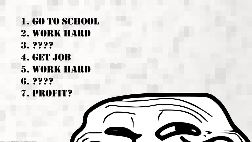Go To School and Work Hard text HD wallpaper