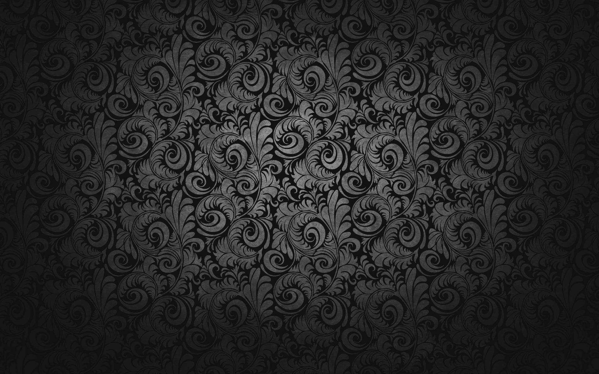Photo of black and white floral printed textile in dim light HD wallpaper |  Wallpaper Flare