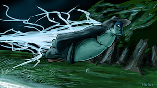 Raijin Storm Spirit painting