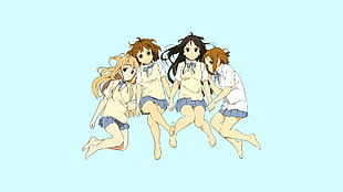 K-On anime wallpaper, K-ON!, Akiyama Mio, Hirasawa Yui, Tainaka Ritsu HD wallpaper