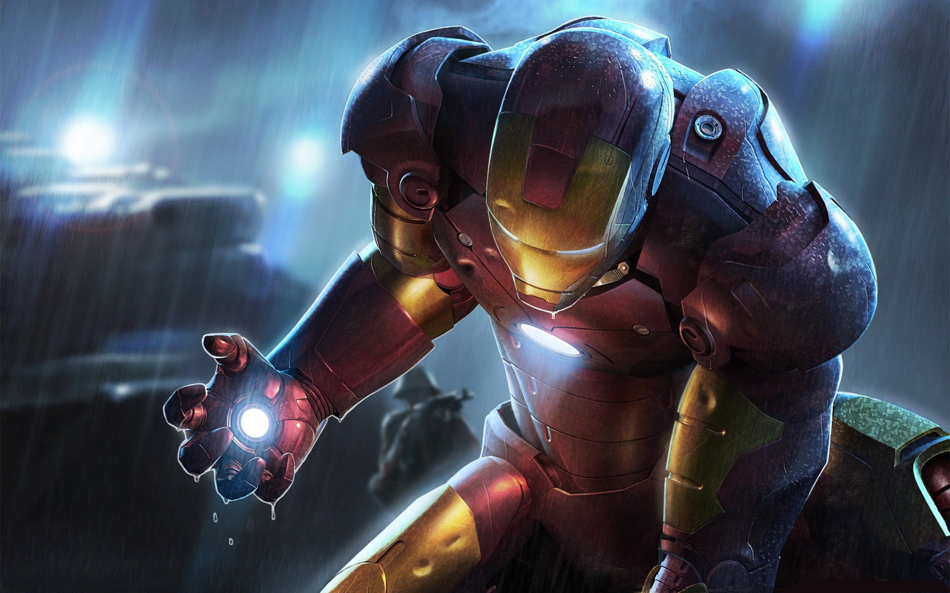 Marvel Iron Man digital wallpaper, Iron Man