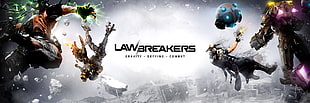 Law Breakers game digital wallpaper