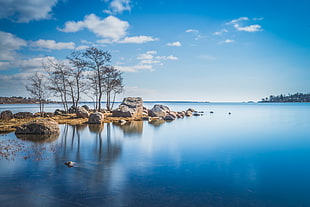 panoramic photography of calm water HD wallpaper
