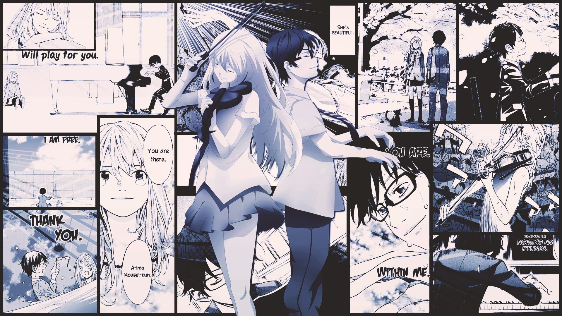 Shigatsu wa Kimi no Uso  Your lie in april, Anime, Anime screenshots