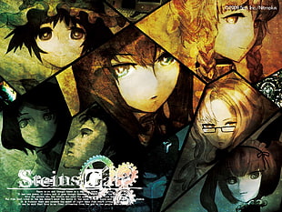 anime character illustration, Steins;Gate, Hashida Itaru , Makise Kurisu, Shiina Mayuri  HD wallpaper