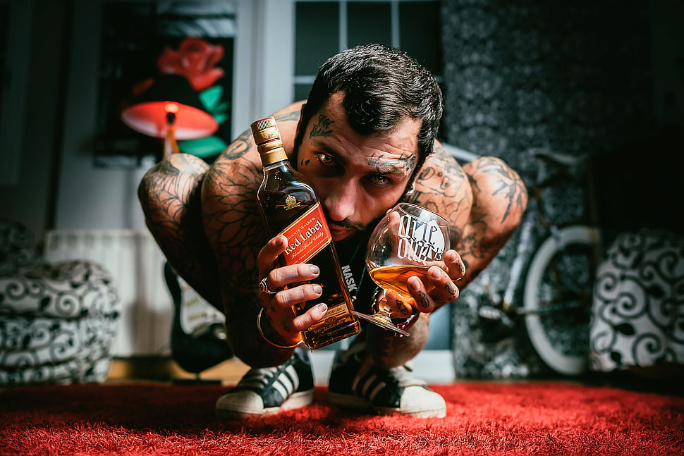 Cecil Porter Studios  tattoojoes wild turkey bottle He brought the