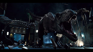 T-Rex illustration, Jurassic World, Tyrannosaurus rex