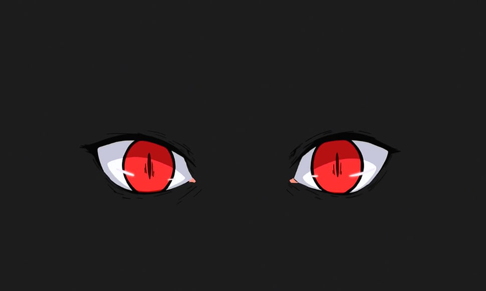red eyes artwork, eyes, Kagerou Project, red eyes, digital art HD wallpaper