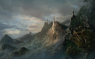 Castle painting