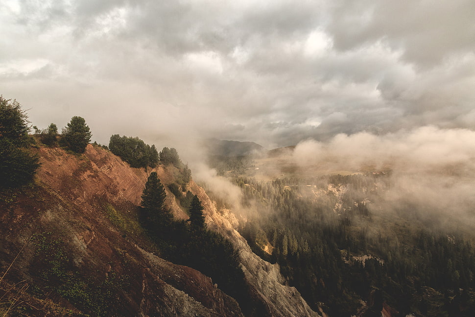 white cloudy skies HD wallpaper
