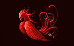 phoenix illustration, phoenix HD wallpaper