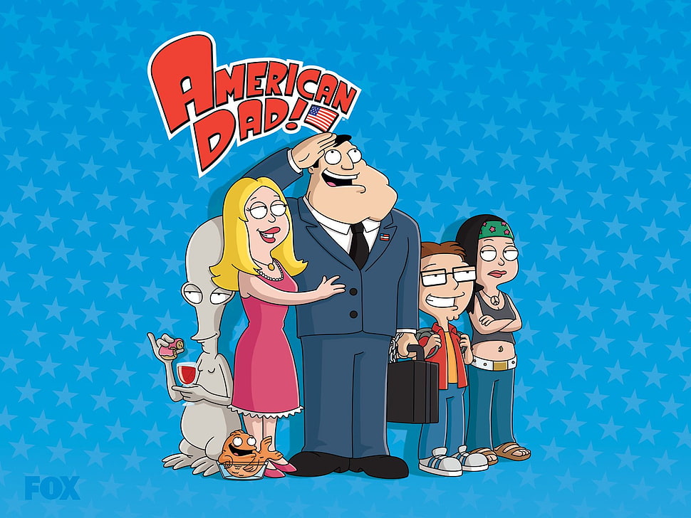 American DAD title screen HD wallpaper