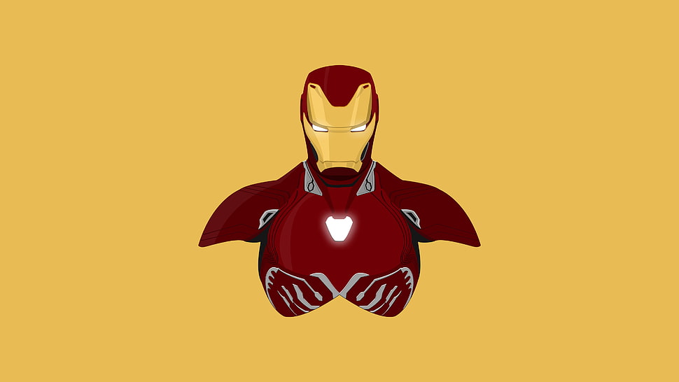 Iron Man wallpaper, Iron Man, Minimal, 4K HD wallpaper