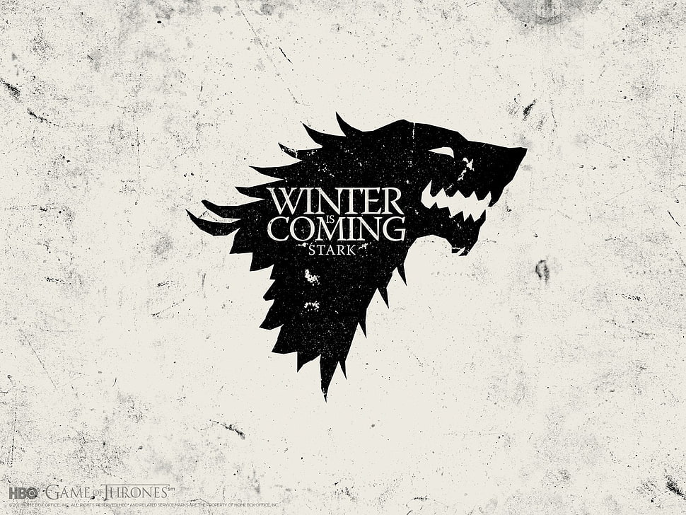 Winter Coming Strark, Game of Thrones, A Song of Ice and Fire, House Stark, Winter Is Coming HD wallpaper