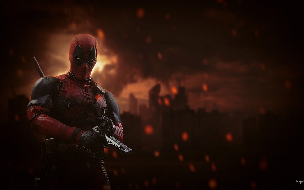 Dead Pool illustration HD wallpaper