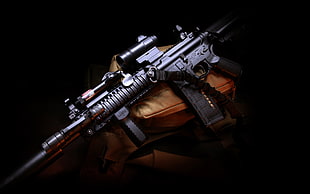 black rifle HD wallpaper