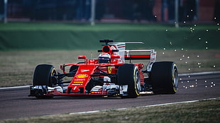 red and white Formula 1, Formula 1, Ferrari, ferrari formula 1, car