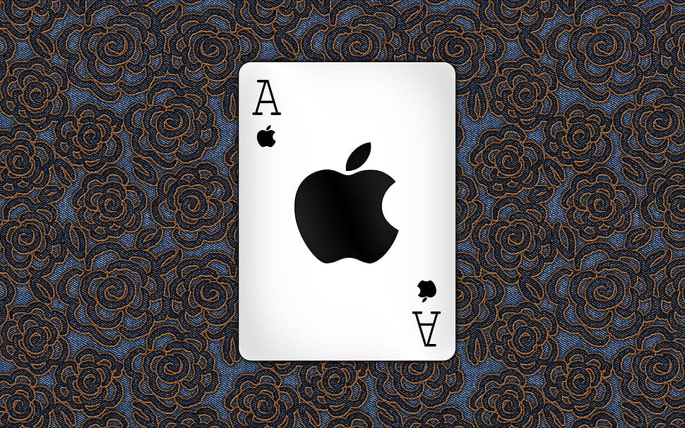 Ace of Apple card HD wallpaper