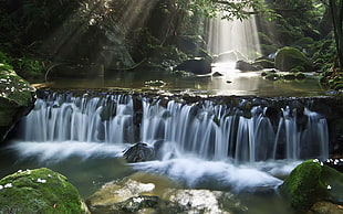 waterfalls HD wallpaper