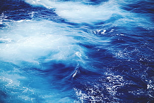 sea, water, blue, ocean HD wallpaper